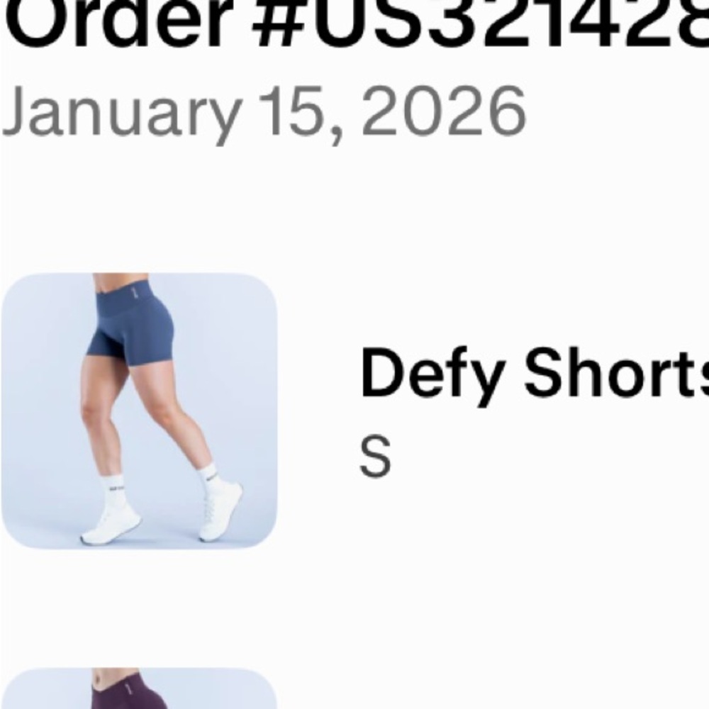 NWT dfyne defy shorts - Picture 3 of 3